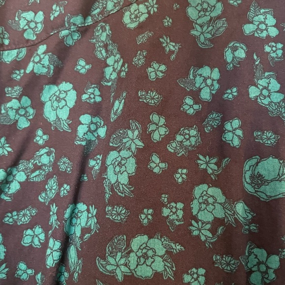 Old Navy Men’s XXXL Hawaiian Shirt NWT Navy Teal Short Sleeve Soft Wash Buttons - Picture 6 of 6